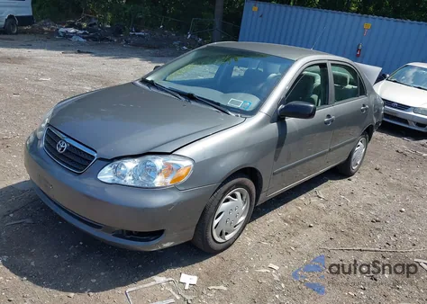 2006 Toyota Corolla Ce из США, поврежденный, VIN 2T1BR32E96C597320